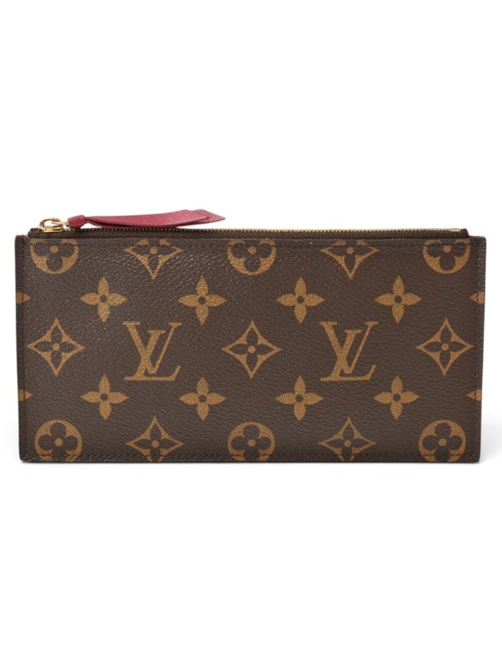 Louis Vuitton Pouch Flat Pochette Felicie Only Monogram Fuchsia